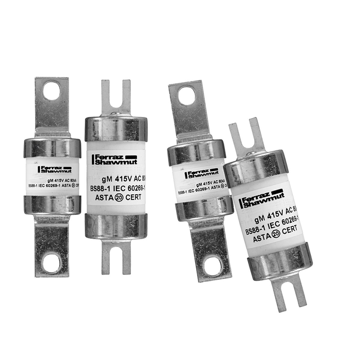 G1065389 - Offset Tag fuse-links gM BTIS 415VAC/240VDC  80M100 A